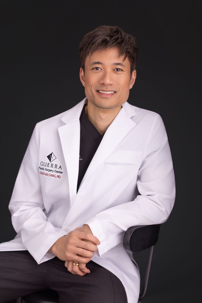 Dr. Jonathan Dang in white labcoat