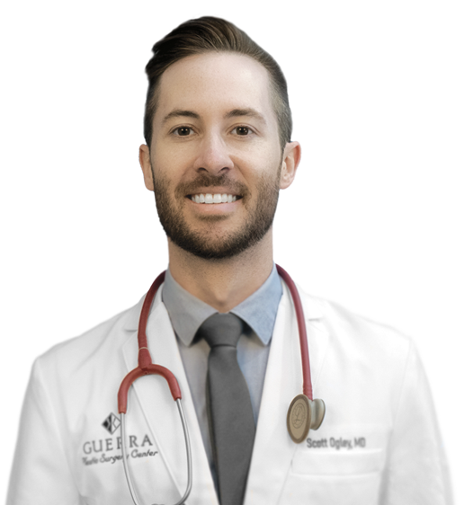 Dr. Scott Ogley smiling with stethoscope