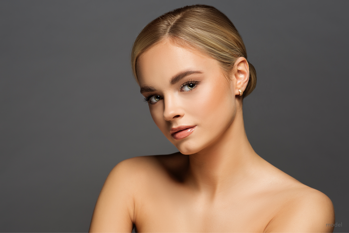 model image of young woman