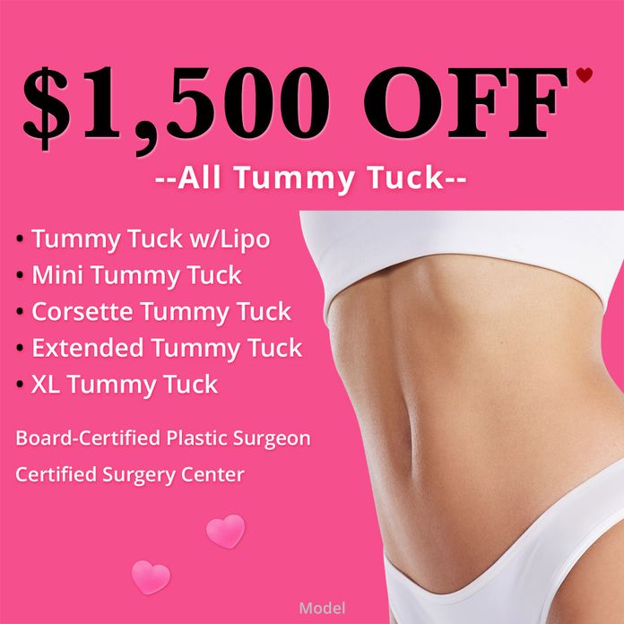 $1500 off Tummy Tuck Surgery